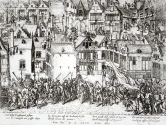 Prinsen av Orange (1533-84) lugnar kalvinisterna, 14 mars 1567
